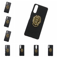 For Sony Xperia 1 II 5 10 III L4 PRO-I XQ-BE42 L3 XZ4 8 Lite Plus IV V VI VII 3D Metal Bronze Lion H