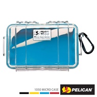 PELICAN 1050 Mini Waterproof Airtight Box Transparent (Blue)