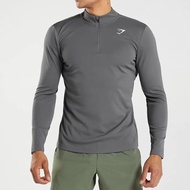 2026 original American style NEW Gymshark Arrival Zip Long Sleeve Fitness Quick Drying Long Sleeve S