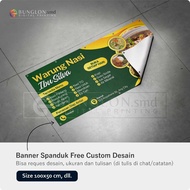 Print PRINT BANNER BANNER BANNER RICE WARUNG FREE DESIGN