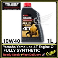 100% ORI Yamaha Yamalube 4T 10W-40 Fully Synthetic Motorcycle Oil (1.0L) 4-stroke ENGINE 10W40 1L