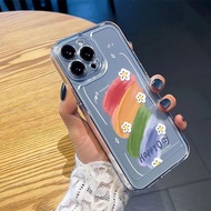 Colorful Simple Rainbow Flower Casing Samsung S25 Fe S25 Plus S25 Ultra Note 20 Ultra S20 Fe S23 Ult