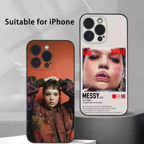 L-Lola Y-Young Phone Case For iPhone 16 15 14 13 Pro Max Plus Mini Frosted Soft Shell Funda Shockpro