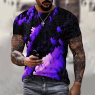 Creative Bright Starry Sky 3D T-Shirt Digital Printing Men's Short-Sleeved HF11.26