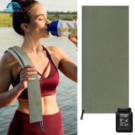 OPENMALL Portable Quick-Dry Cooling Sports Towel Ultra-Thin Lightweight Nano-Fiber Sweat Towel Inclu