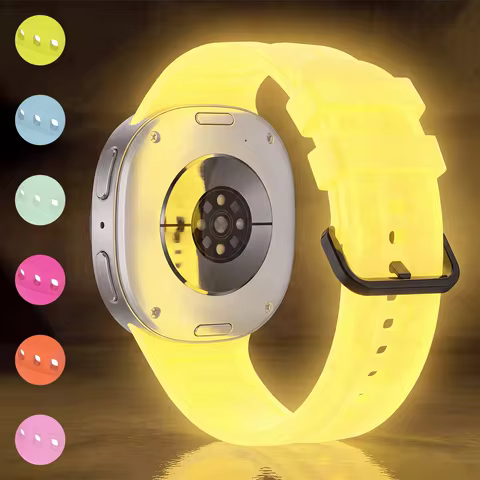 Luminous Silicone Band For Samsung Galaxy Watch9 40mm 44mm Smart Watch Strap Bracelet for Galaxy Wat