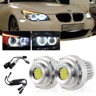 2Pcs Canbus No Error Angel Eyes LED Marker Lights 160W for BMW 5-Series E60 E61 LCI LED Halo Ring Ca