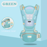 BAONEO Infant Baby Carrier Hip Seat Waist Carrier With Storage Seat Kangaroo Baby Wrap Sling