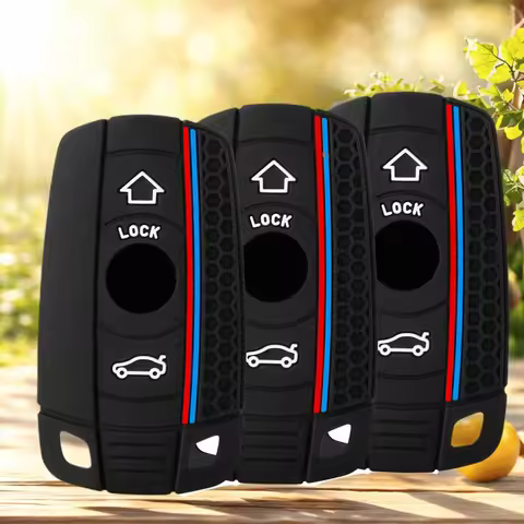 Silicone Car Remote Key Case Cover Accessories for BMW E90 E60 E70 E87 3 5 6 Series M3 M5 X1 X5 X6 Z
