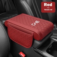 Leather Car Armrest Booster Pad Protective Cover Center Console Arm Rest Pad Universal Auto Seat Arm