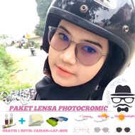 PHOTOCHROMIC GLASSES + LENS "NORMAL/MINUS/CYL