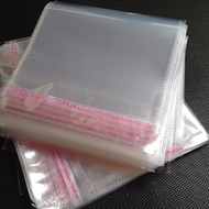 1KG Túi Nilon Keo Dán Miệng OPP Trong Suốt Bọc Kiếng Đóng Gói Đựng Phụ Kiện Quần Áo