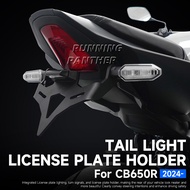 Motorcycle Rear Short Tail Stock Tidy License Plate Holder Tailstock Bracket LED Light For Honda CB 