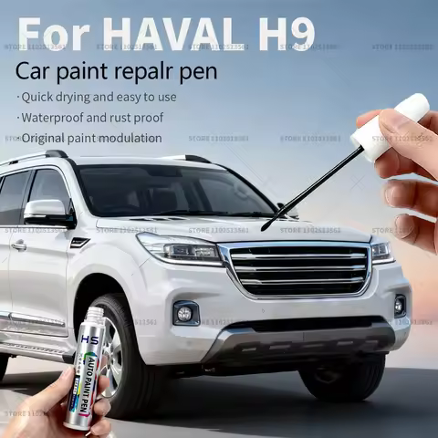Car Paint Repair Pen For HAVAL H9 Touch Up Scratch Remover DIY Auto Accessories Gray WEY104 White 07