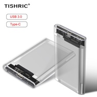 TISHRIC 2.5 Inch Sata Hdd Case Type C Support 8 TB External Hard Drive Hdd Enclosure Usb 3.0 Hard Disk Case For Hard Drive Box
