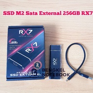 SSD M2 SATA M.2 SATA External ENCLOSURE 256GB RX7 USB TYPE C
