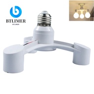 BTLIMER LED Bulb Holder For Photo Studio E27 to E27 Multifunction Bulb Adapter Holder