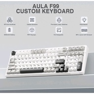 🔥Malaysia stock🔥Aula F99 Tri-mode Gasket Mechanical Keyboard