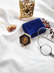 美國西洋古董飾品 / 1973年Estee Lauder雅詩蘭黛古董粉盒