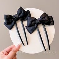 Bow U-shaped hairpin for women 2024 new daily commuting hairpin hairpin back head hairpin hairpin he