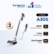 Tineco A30S Cordless Stick Vacuum Cleaner | 160W Suction | 60 Mins Runtime | 1L Large Dustbin | Zero