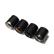 1 Piece Silver M2 M3 M4 M5 M6 Performance Carbon Exhaust Tips For Bmw F87 F80 F82 F83 F90 Muffle Noz