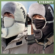 ETERNITY Winter Thiened Windproof Fce Warmth Ear Protection Hat Removable Mask Outdoor Fashion Warm 