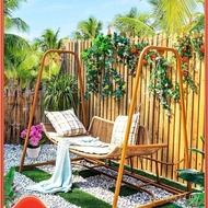Chair Reclining Terrace Swing Outdoor Swing Rocking Chair Swing Braided Aluminum Alloy Balcony Garde