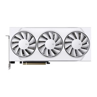 XFX Radeon RX 9060 XT Triple Fan OC White Video Card, 16GB, GDDR6, 128-bit, RX-96TS316W7