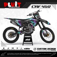 Decal CRF 450 hrv Terbaru Full Body Decal CRF 450 HRV Full Body Keren Stiker CRF 450 Full Body
