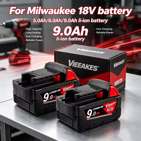For Milwaukee 18V Battery 5/6/9Ah 18V Rechargeable Lithium Battery For Milwaukee M18B M18B4 M18B5 M1