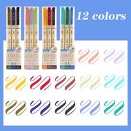 3pcs Retro Color Calligraphy Brush Pen Set DIY Scrapbooking Crafts Soft Tip Dual Side Fine Liner Art Lettering Drawing Markers