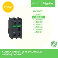 AUXILIARY CONTACT CONTACT AID TESYS D SCHNEIDER LADN20 2NO