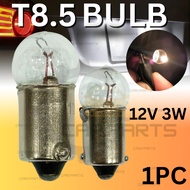 CP (4082) 1Pc Universal Car/Motorcycle Halogen Bulb/Signal Light BA9S T8.5 12V 3W White