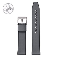 Fkm Dây đeo đồng hồ bằng cao su 18mm 19mm 20mm 21mm 22mm 24mm cho Seiko cho dây đeo cổ tay hóa thạch