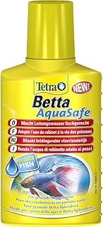 Tetra Betta AquaSafe Water Conditioner Makes Tap Water Fish Safe for Healthy Betta Fish 100 ml Bottl