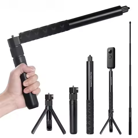 Universal for Insta360 X X2 X3 X4 X5 One RS R EVO Selfie Stick Bullet Time Handheld Tripod Invisible