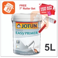 💥OFFER💥 JOTUN ESSENCE EASY PRIMER FOR EXTERIOR &amp; INTERIOR 5L ( free 7" roller set )