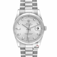 【大眾名錶】 Rolex 勞力士118239 Day-Date 新款18K白金 保固至2028/06 大眾名錶G295