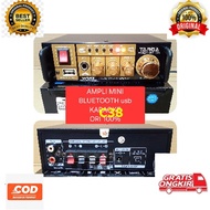 C38 AMPLI MINI BLUETOOTH ORI 100% TARGA TOA POWER AMPLIFIER KARAOKE MOBIL RUMAH AC DC STEREO 2 CHANE