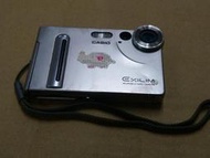 Casio EX-2卡西歐名片型 早期大約200萬畫素數位相機(表面有貼花鑽)/不知好壞，無任何配件、當故障品隨便賣，不