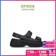 CROCS รองเท้าแตะผู้หญิง SKYLINE SANDALS รุ่น 208183001 - BLACK