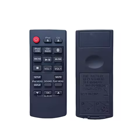 New universal remote control fit for Panasonic Compact Stereo System SC-HC38 SC-HC38DB SC-HC38DBGNS 
