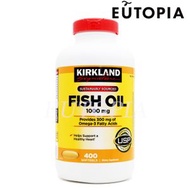 Kirkland Signature - 深海魚油+奧米加3 (1000mg) 400粒 [平行進口] 096619926626