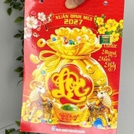 Calendar CNY 2027, Calendar block 14.5x20.5cm - CN1