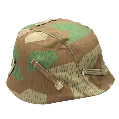 Camo Head Cover Repro WW2 German M35 M40 M42 Helmet Cover Sports Headwear Outdoor Sports