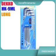 DEKKO HK-9ML Ballpoint KEY L LONG SIZE hk9ml hk 9ml