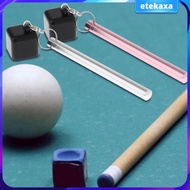 [Etekaxa] Billiards Snooker Pool Cue Chalk Holder Practical Easy to Carry Portable Chalk Carrier Chalk Cover Cue Tip Pricker