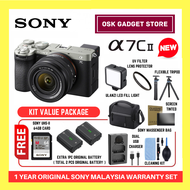 Sony ILCE-7CM2 A7CII A7C II 4K Hybrid Enhanced Mirrorless Camera | Bundle Package | 1 Year Sony Malaysia Warranty