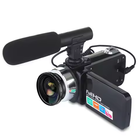 2024 Classic 24MP Camcorder Digital Video Camera 3 Inch LCD Screen 18x Digital Zoom Camera D08A HD D